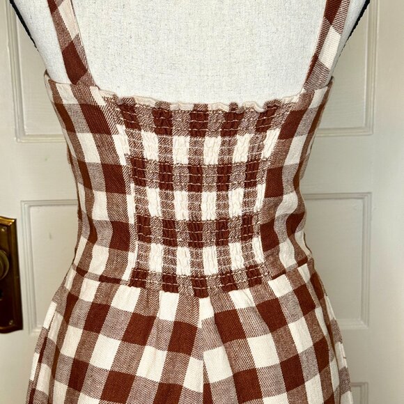 Reformation Gingham Romper - Size 8 - Picture 6 of 10